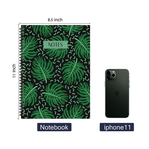 ✨Cute Green Leafy Notebook Designed by Me :) - Picture 3 of 4